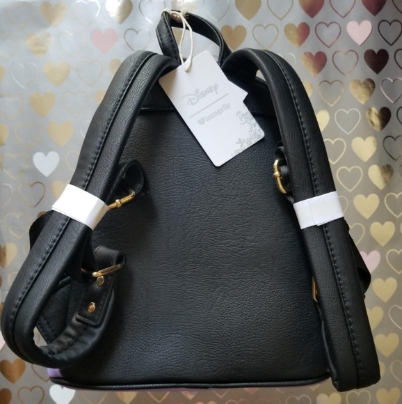 Loungefly Evil Queen Mini Faux Leather Backpack - Picture 2 of 3